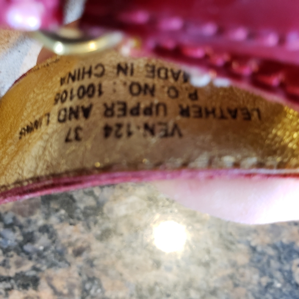 Shiney Red Alegria Sandals - Picture 4 of 8